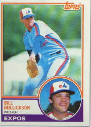 1983 Topps      031      Bill Gullickson